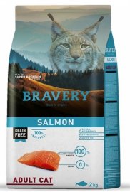 BRAVERY cat ADULT salmon 2kg
