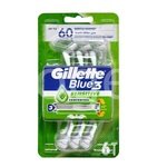 Gilette Blue 3 Sensitive jednorázová holítka, 3 ks