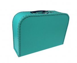 Kufr dětský 30cm modrozelený