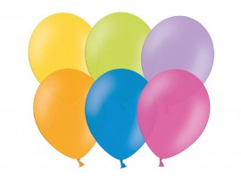 balónek nafukovací 27 cm metalický v uzavíratelném balení