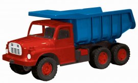 auto Tatra 148 modro-červená, plastová