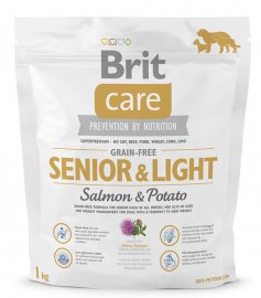 NEW Brit Care Grain-free Senior & Light Salmon & Potato 1kg