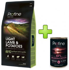 NEW Profine Light Lamb & Potatoes 15kg + konzerva ZDARMA