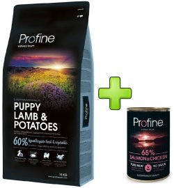 NEW Profine Puppy Lamb & Potatoes 15kg + konzerva ZDARMA